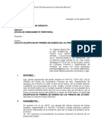 Solicito Inscripcion en Primera de Dominio de Los Predios Del Estado