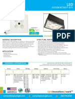 LED Custom Square Retrofit Kit LED SRK Series