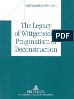 Ludwig Nagl - Chantal Mouffe - The Legacy of Wittgenstein - Pragmatism or Deconstruction-Peter Lang Publishing (2001)