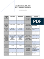 CALENDARIO Terapias Clases 2021-22 2