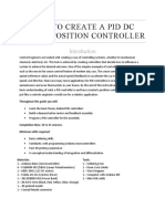 How To Create A PID Motor Position Controller