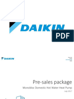 Daikin Monobloc Domestic Hot Water Heat Pump EKHH2E - (P) AV3 Pre-Sales Package English