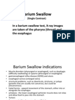 Barium Swallow