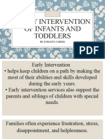 Early Intervention of Infant and Toddler