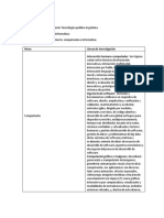 Areas y Lineas de Investigación Computación