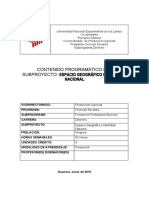 Espacio Geografíco e Identidad Nacional