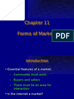 Forms of Markets Forms of Markets