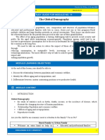 TCW Module 11 The Global Demography