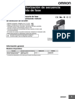 n190 k8ds-ph Phase-Sequence Phase-Loss Relay Datasheet Es