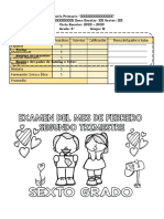 Examen 6 To Febrero