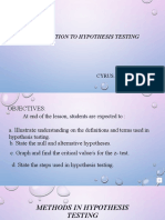 Hypothesis Testing22sept21