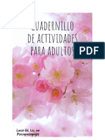 Cuadernillo de Actividades Adultos