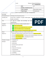 Lesson Plan Unemployment