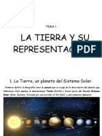 Presentación Tema 1, La Tierra y Su Representación