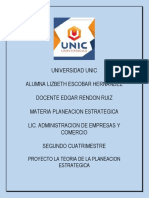 Teoria de La Planeacion - Lizbeth - Escobar - Hdez - 2° Cuatrimestre de Administracion de Empresas