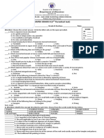 Periodical Exam - 2nd Quarter