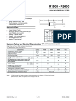 High Voltage Rectifier: DO-41 Plastic Dim Min Max A B C D All Dimensions in MM