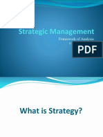 Strategic Management: Framework of Analysis