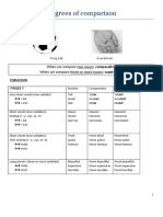 Degrees of Comparison Worksheets