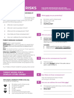 Threat Modeling Activity Handout