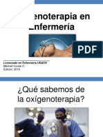 Oxígenoterapia en Enfermería Mitchell Comte C