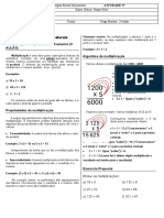 2º Caderno Georgina - 6° Ano - Mult. e Div de Naturais - Potenciação - Multiplos e Divisores