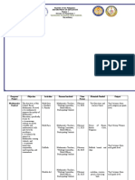 Action Plan For Math Festival