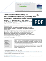 Tuberculosis Treatment Delay and Nosocomial Exposure Remain Important Risks For Patients Undergoing Regular Hemodialysis