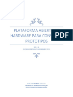 Plataforma Abierta de Hardware para Construir Prototipos: U.A.E.H. Escuela Preparatoria Numero Dos