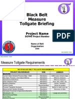 Module 28. Measure Tollgate