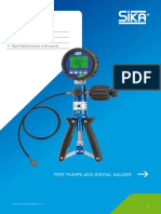 Datasheet SIKA Digital Pressure Gauges