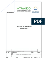 Data Sheet For Carbon Steel Piping Materials