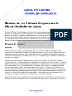 Choderlos de Laclos Les Liaisons Dangereuses Resume Personnages Et Analyse