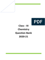 Chemistry - Class 11spiral - 2020-21