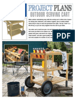 Outdoor Serving Cart DIY Plans 2