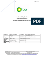 AzSPU SSOW Procedure For Lifting Operations