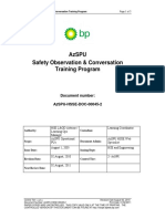 AzSPU Safety Observation & Conversation Training Program