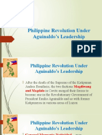 Philippine Revolution Under Aguinaldos Leadership