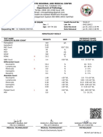 Hematology Result