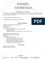 Daniel Nyirenda CV (UPDATED)