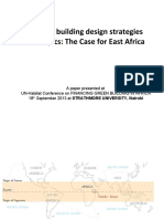 M.Arch. GREEN BUILDING STRATEGIES CHECKLIST