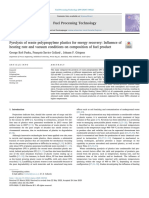 Pyrolysis of Waste Polypropylene Plastics For Energy Recovery Influence of Heating Rate and Vaccum