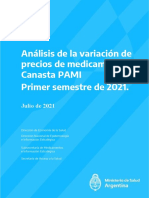 Informe Variacion Precios Medicamentos Pami - 1er Sem 2021