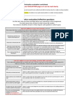 Animation Evaluation Worksheet 2223