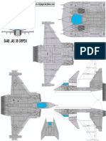 Jas39 Gripen Papercraft