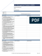 QMS Audit Checklist