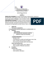 Lesson Plan in English Q1 MELC Based