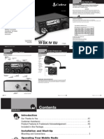 Cobra CB Rádio - 19DXIVEU - MANL - ENG