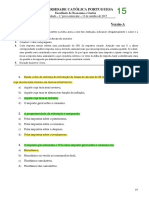 1º Teste 2017 Fiscalidade