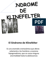 Sindrome de Klinefelter